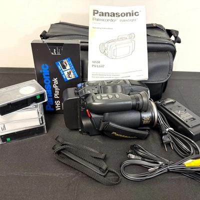 Panasonic Palmcorder VHSC PV-L647