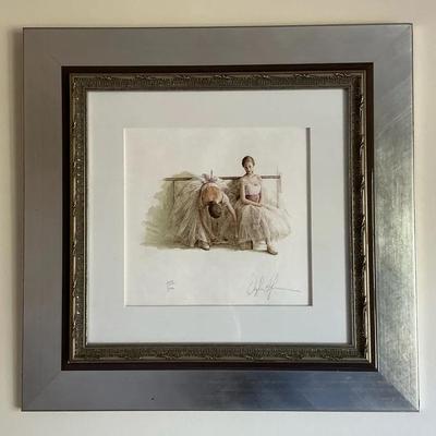 David Hoffamn Tarlatans Signed Numbered Print 24.5"h x 25.25"w