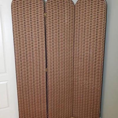 3 Panel Room Divider 55.5"L x 80"H