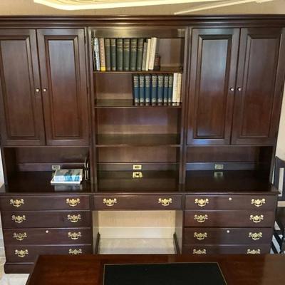 Statton Dark Finish Office Executive Credenza 