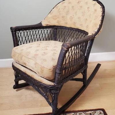 Vintage Rocking Chair 32" x 25" x 32.5"H