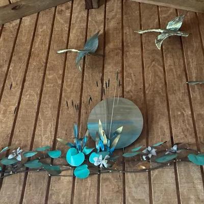 Burnished Metal Nautical Wall Decor 