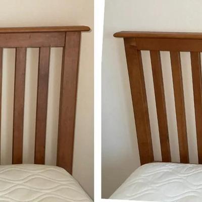 Slat Wood Twin Headboards