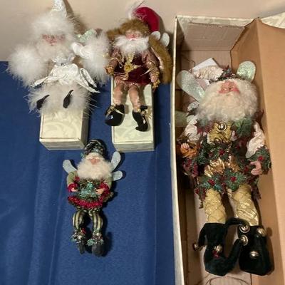 Mark Roberts Pinnochio, Jingle Bell, Snowflake, & More Fairies