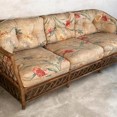 Rattan Indoor Patio Sofa