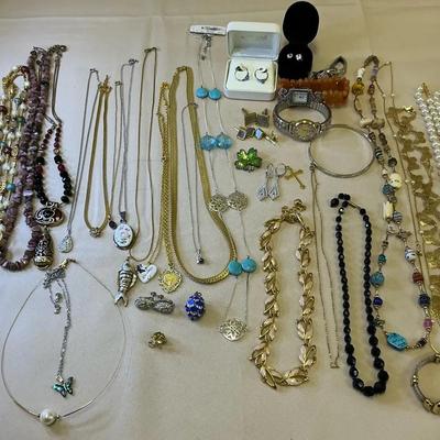 Watches, Necklaces, And Joan Rivers Pins 