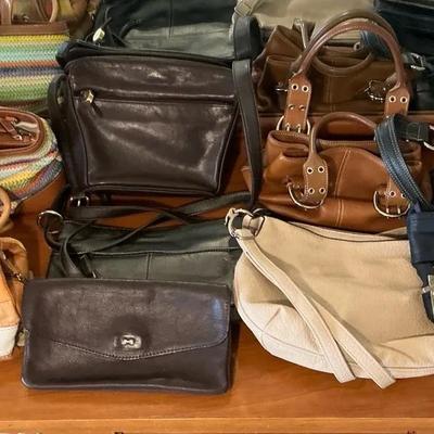 Leather Purses incl. Fossil, Tignanello, Rosetti, Strada, & More