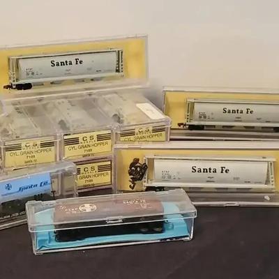 CS Models "Santa Fe" Model Trains Cars (BR3)