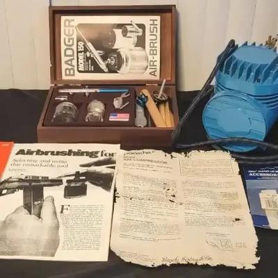 Air-Brush w/ Compressor (LR)