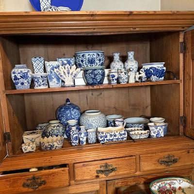 entire cabinet flled 