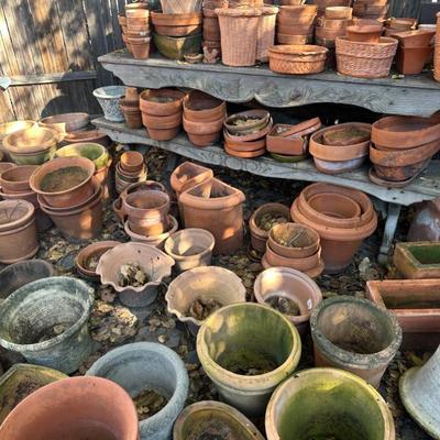 hundreds of pots 