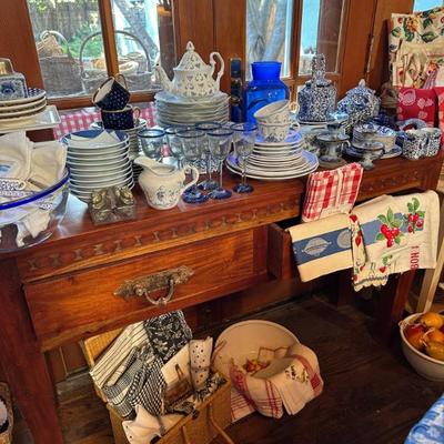 side table for sale in dining room 