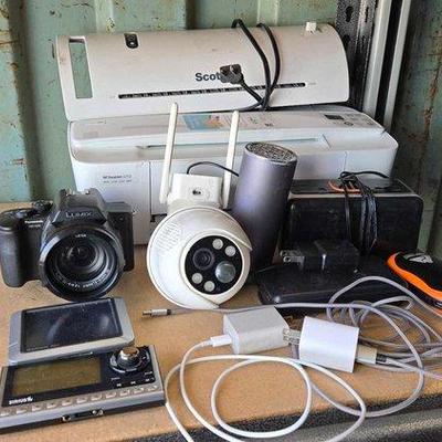 3014 • scotch thermal laminator, lumix camera, alarm clock & more