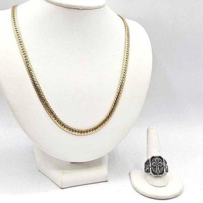 1000 • costume ring & chain