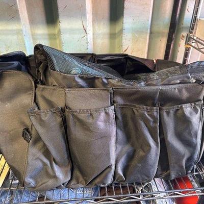 3546 • organized storage tote and u.s. divers snorkeling fins