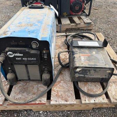 55 • miller xmt 450 cc:cv welder with process selector control