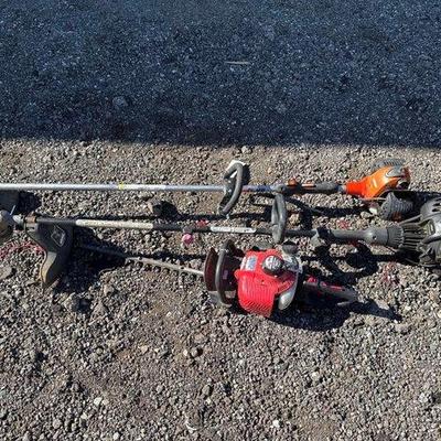 74030 • two weed eaters and one hedge trimmer