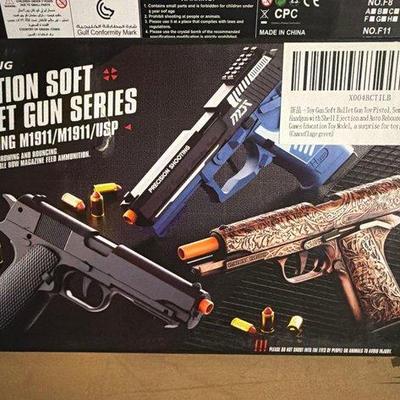 5502 • 6 new! gfiring ejection soft bullet gun