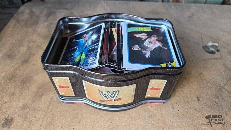 Sale Photo Thumbnail #43: 3018 • wwe & ufc trading cards in tin box