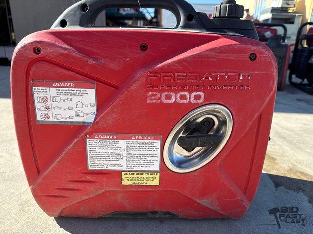 Sale Photo Thumbnail #6: 72 • predator 2000 watt generator