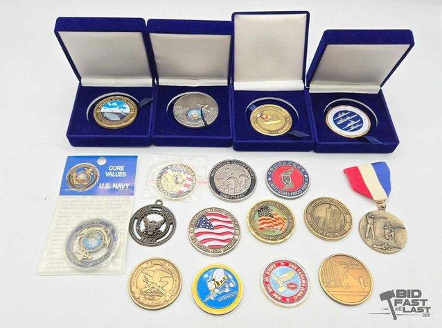 Sale Photo Thumbnail #31: 1754 • u.s. military challenge coin collection