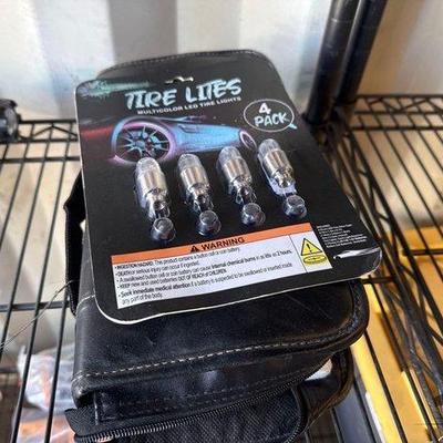 4010 • 4 pack of multi colored led tire lights and cd collection