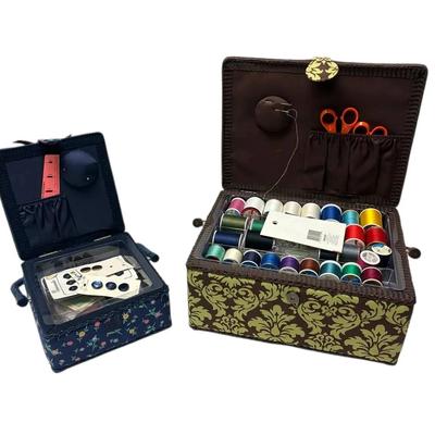 Two Sewing Boxes w/ Contents