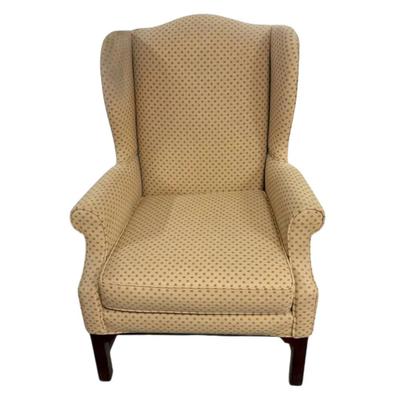 Laine of Hickory Tan High Back Chair #1