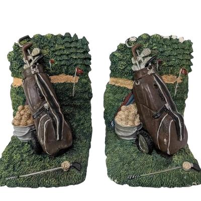 Golf Bag Bookends
