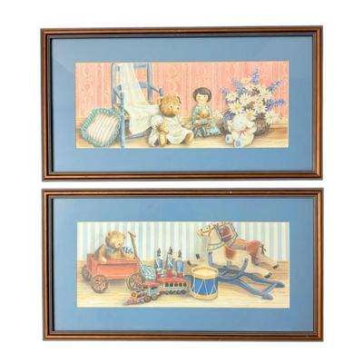 Two Lila Rose Children’s Room Prints (19”x10.5”)