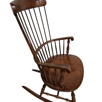 Spindle Back Rocking Chair #1