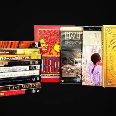 Led Zeppelin, Cream, The Eagles And More Concert DVDs 