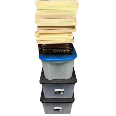 Stackable Shoe Rack, & Storage Totes