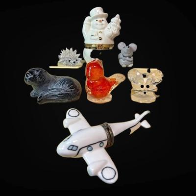 Swarovski Crystal Animals, Lenox Trinket Box & More 