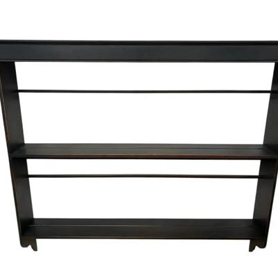 Black Wall Hanging Display Shelf