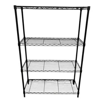 Black Wire 4-Tier Storage Rack