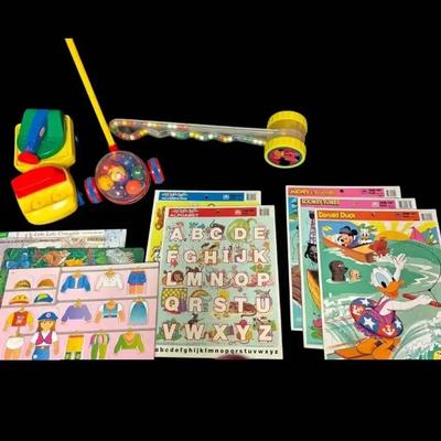 Vintage Looney Tunes Pack Puzzle & Push-Along Toys & More