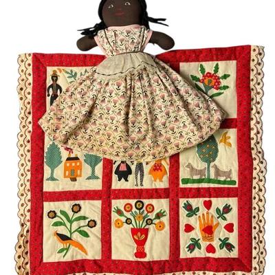 Reversible Cloth Doll & Bedspread