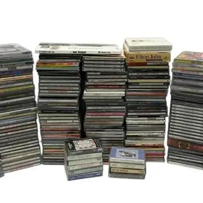 100+ CDs: Elton John, The Beatles, Beach Boys, Billy Joel, & More