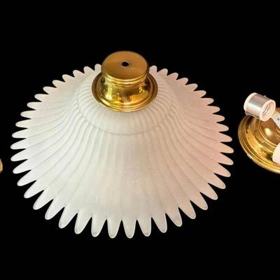 Frosted Glass Flower Ceiling Light