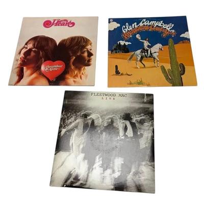 Fleetwood Mac Live, Heart, & Glen Campbell Vinyl
