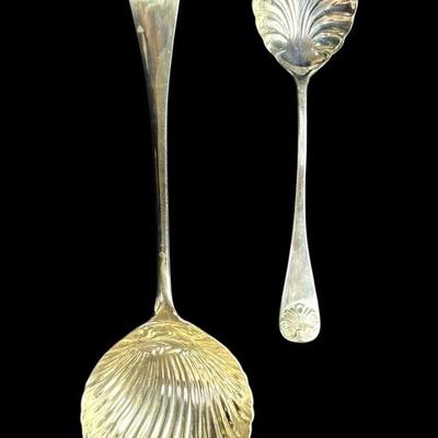 Stieff Sterling Silver Williamsburg Shell Pattern Ladles (110g Total)