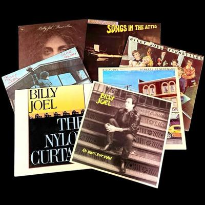 Billy Joel Vinyl Records - Piano Man, Glass Houses, Turnstiles, & More