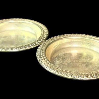 Two Arrow Smith 3” Sterling Silver Plates (48g Total)