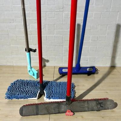 Assortment Of Brooms/dusters