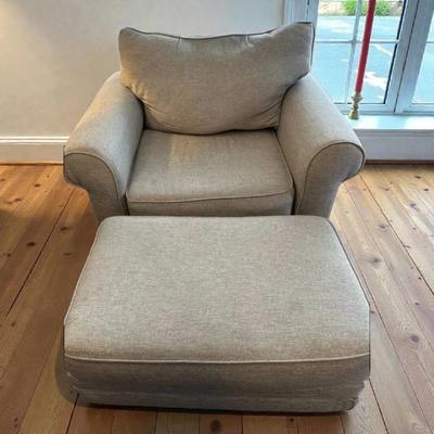 Oversized Chair And Ottoman 