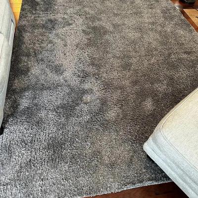 Gray Shag Rug 95x120