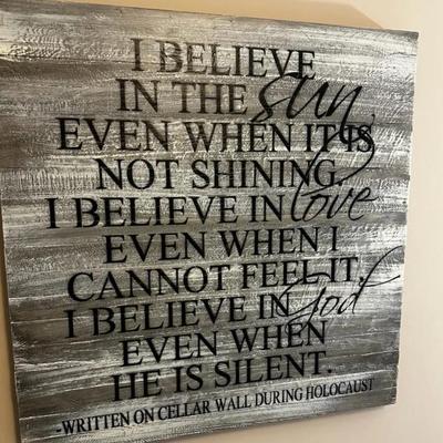 Inspirational Wall Decor 28x28