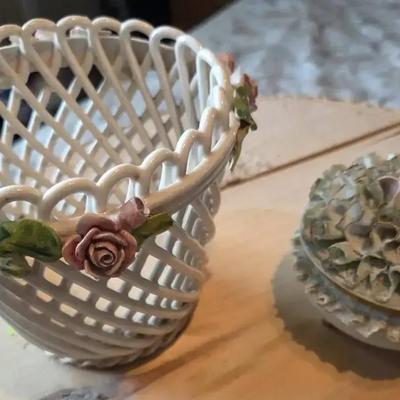 Italian Woven Ceramic Basket & Heirlooms Of Tomorrow