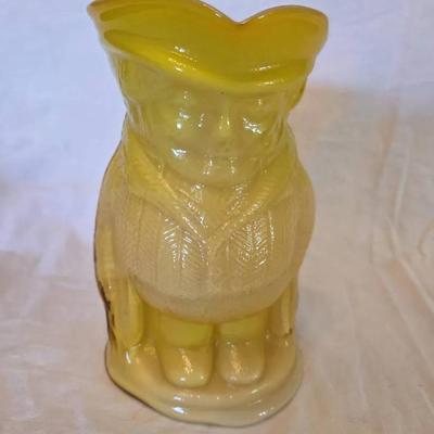 Vintage Yellow/Amber "Toby Pitcher"
